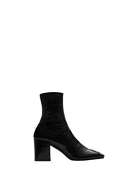 Stretch vinyl Boots - Black