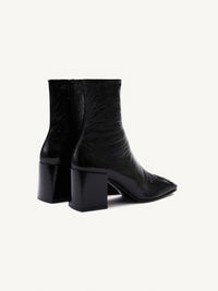 Stretch vinyl Boots - Black