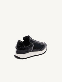 Vinyl zipped Sneakers - Black