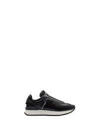 Vinyl zipped Sneakers - Black