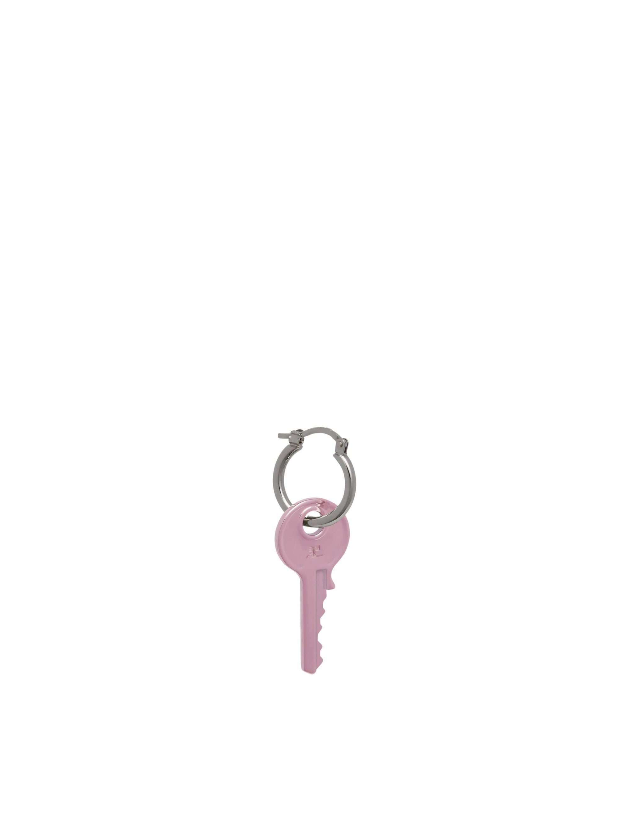 Key Earring - Candy Pink