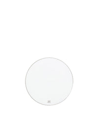 Flat Circle Earring - White
