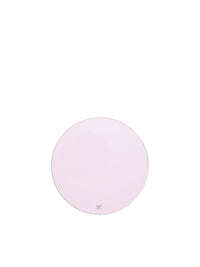 Flat circle Earring - Pink