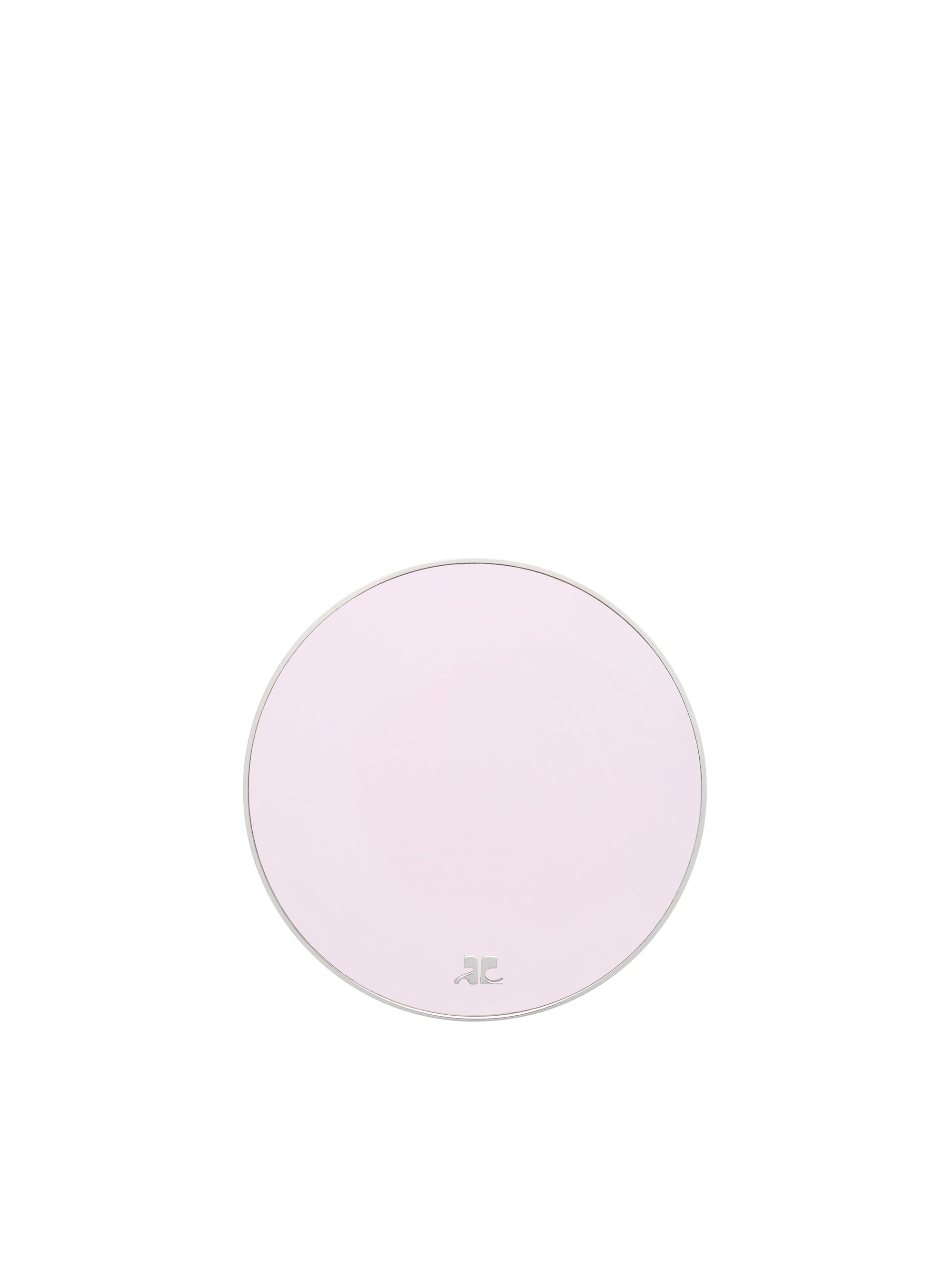 Flat Circle Earring - Candy Pink