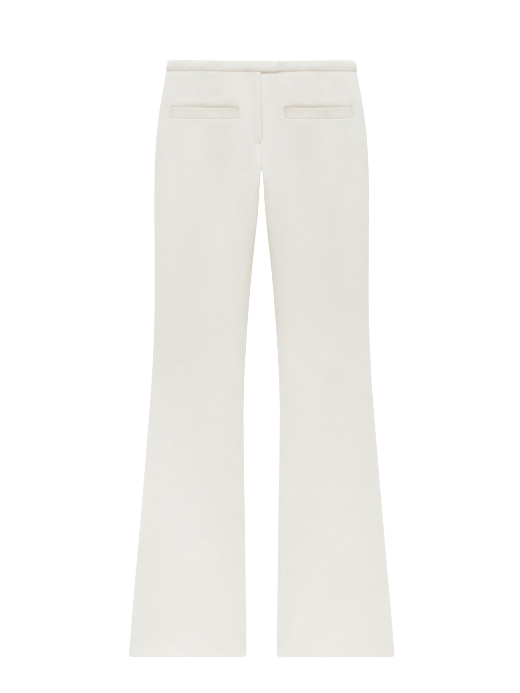 Heritage crepe tailored Pant - White