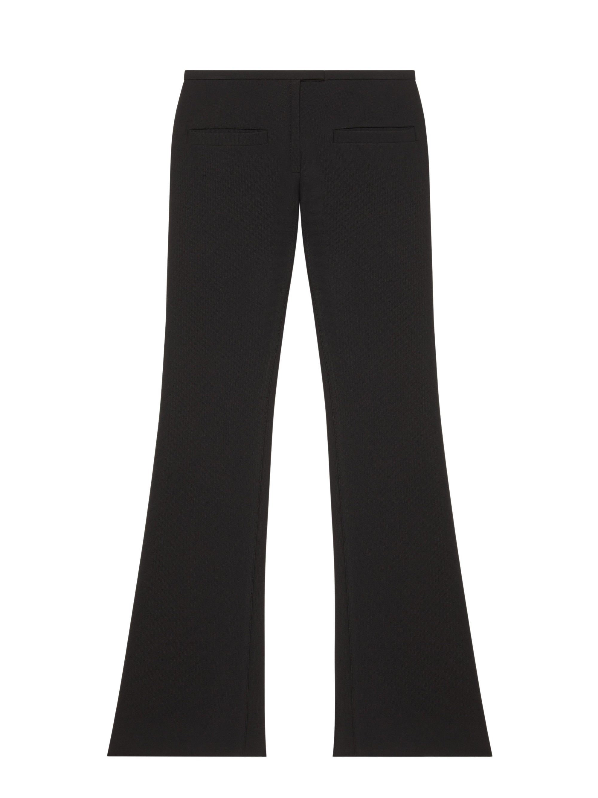 Heritage crepe tailored Pant - Black
