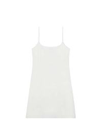 Silk Mini Dress - White