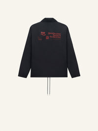 Nylon coach Jacket - Black