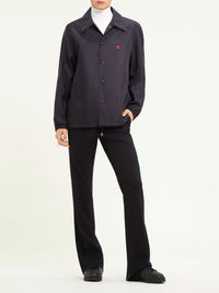 Nylon coach Jacket - Black