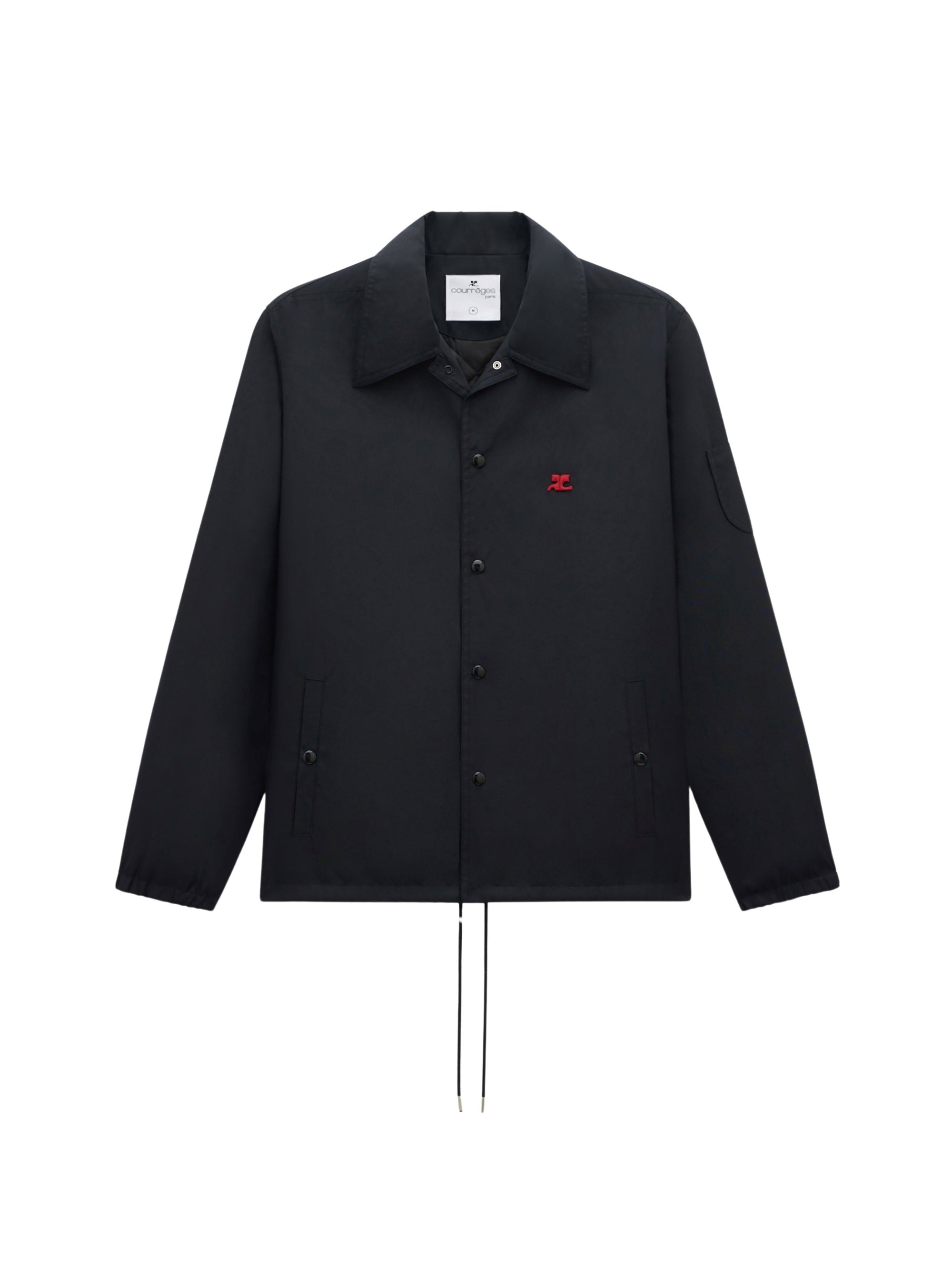 Nylon coach Jacket - Black