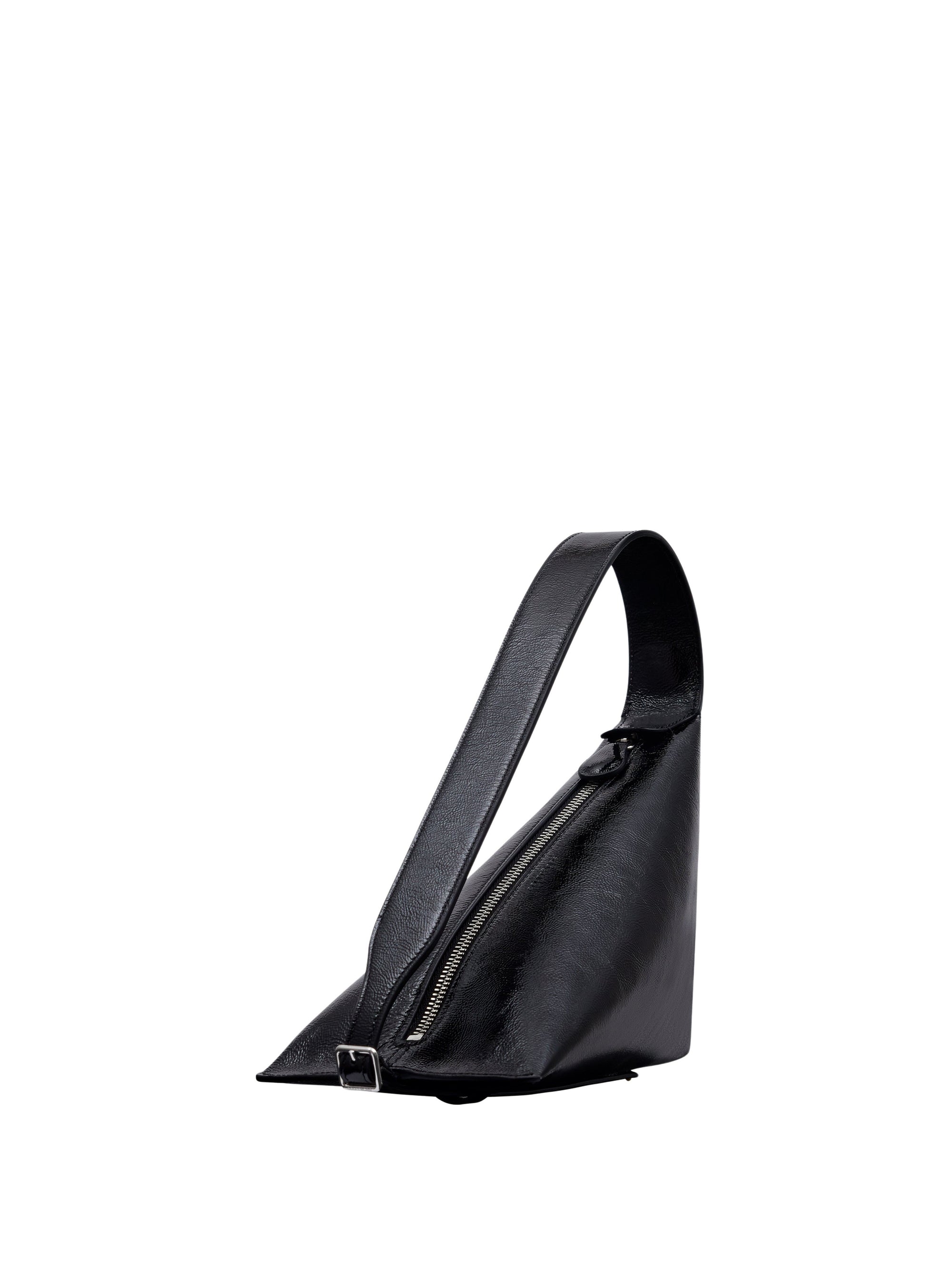 Naplack Leather Bag - Black