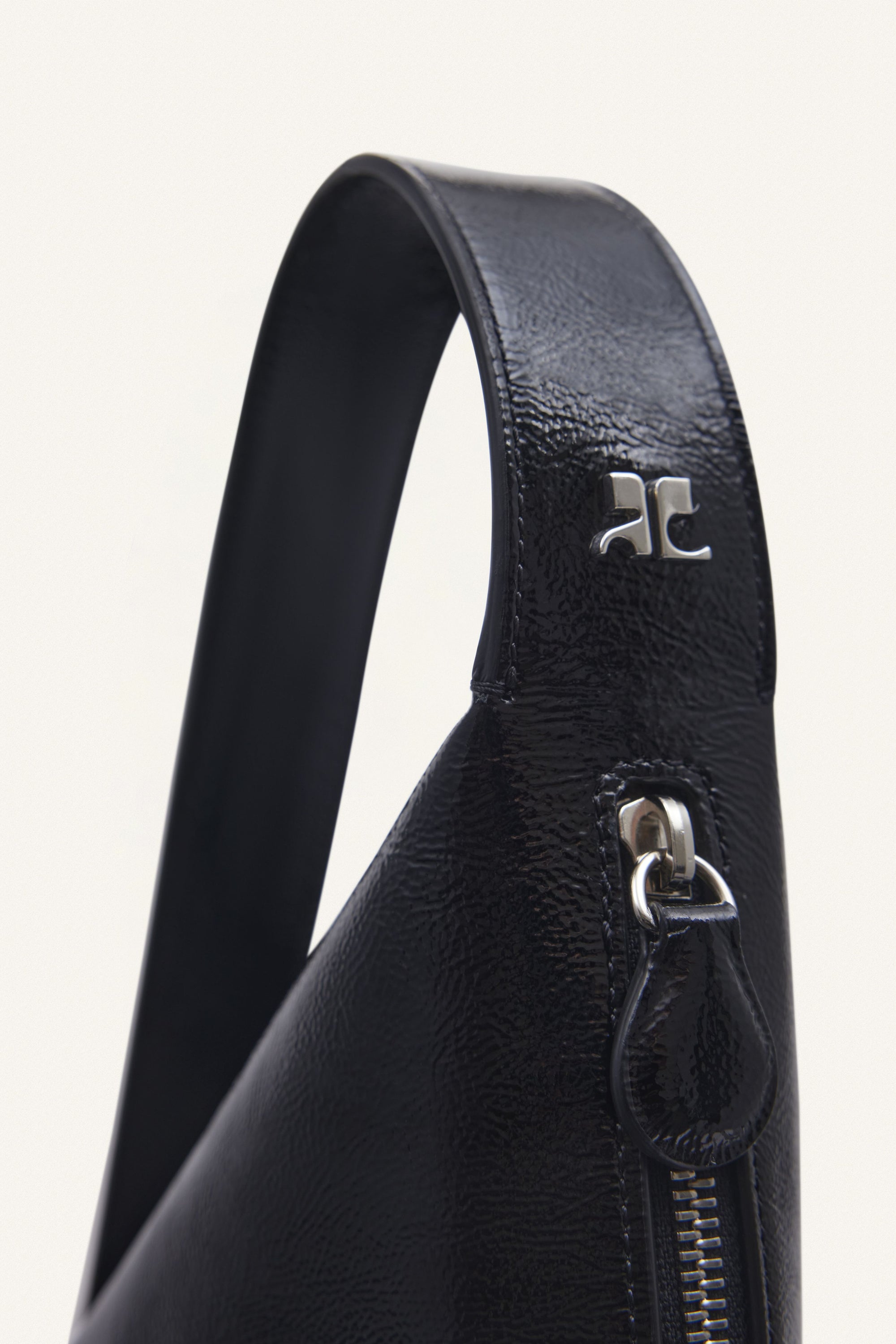 Naplack Leather Bag - Black