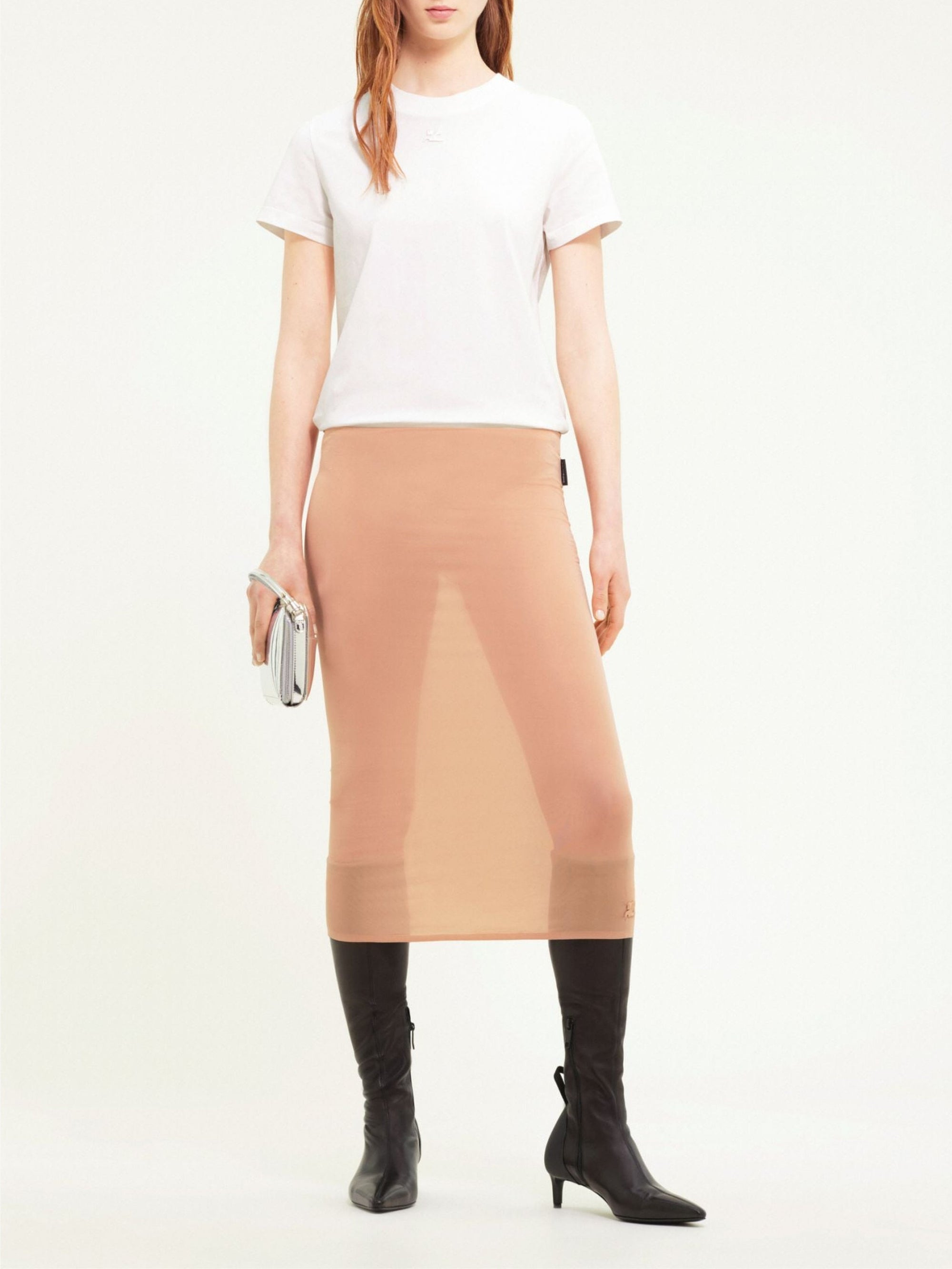 2nd skin tube Skirt - Beige