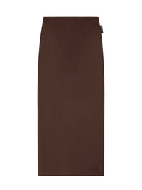 2nd skin tube Skirt - Brown