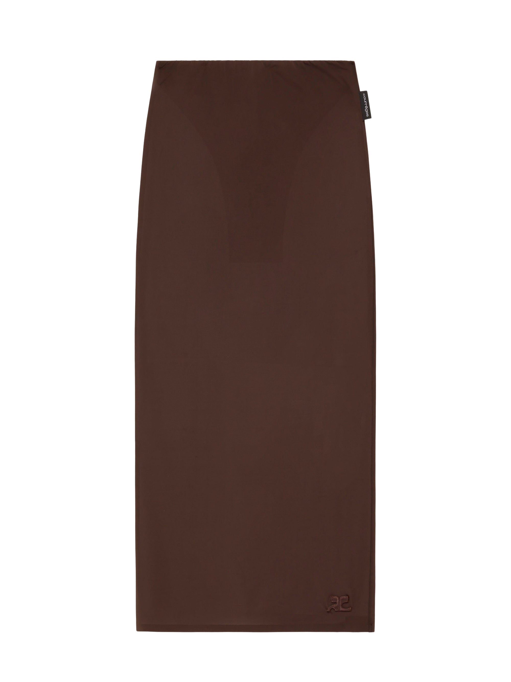 2nd skin tube Skirt - Brown