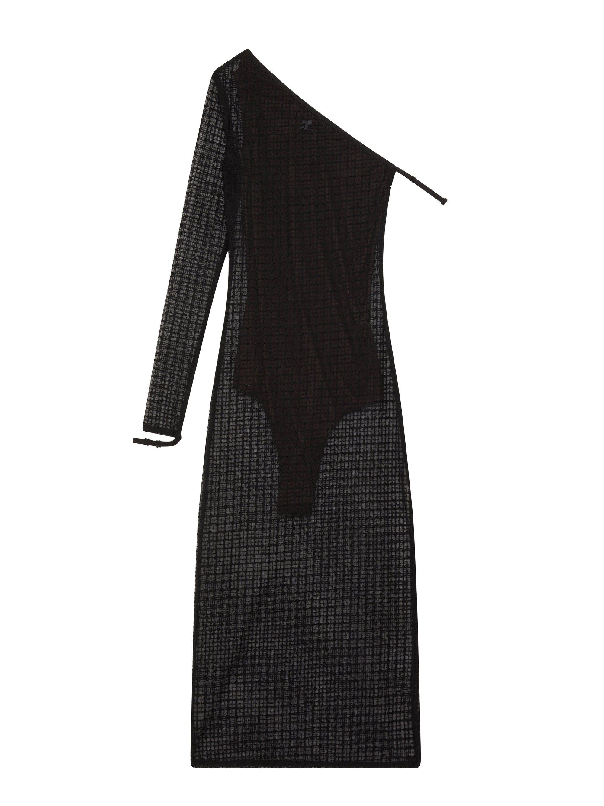 One sleeve diamonds - Black