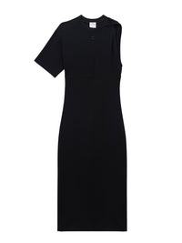 Twisted bigout t-shirt Dress - Black