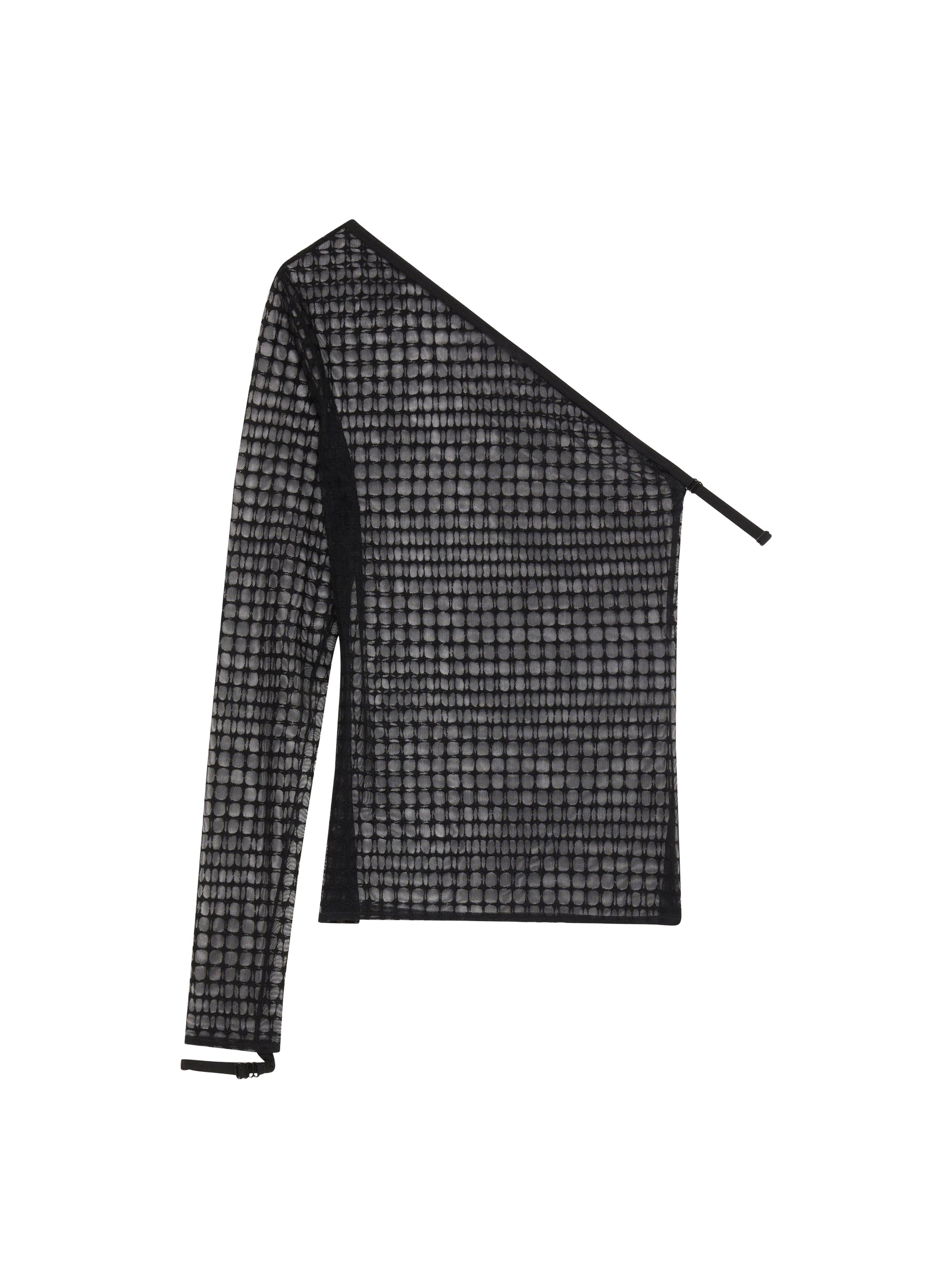 One sleeve diamonds - Black