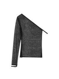 One sleeve diamonds - Black