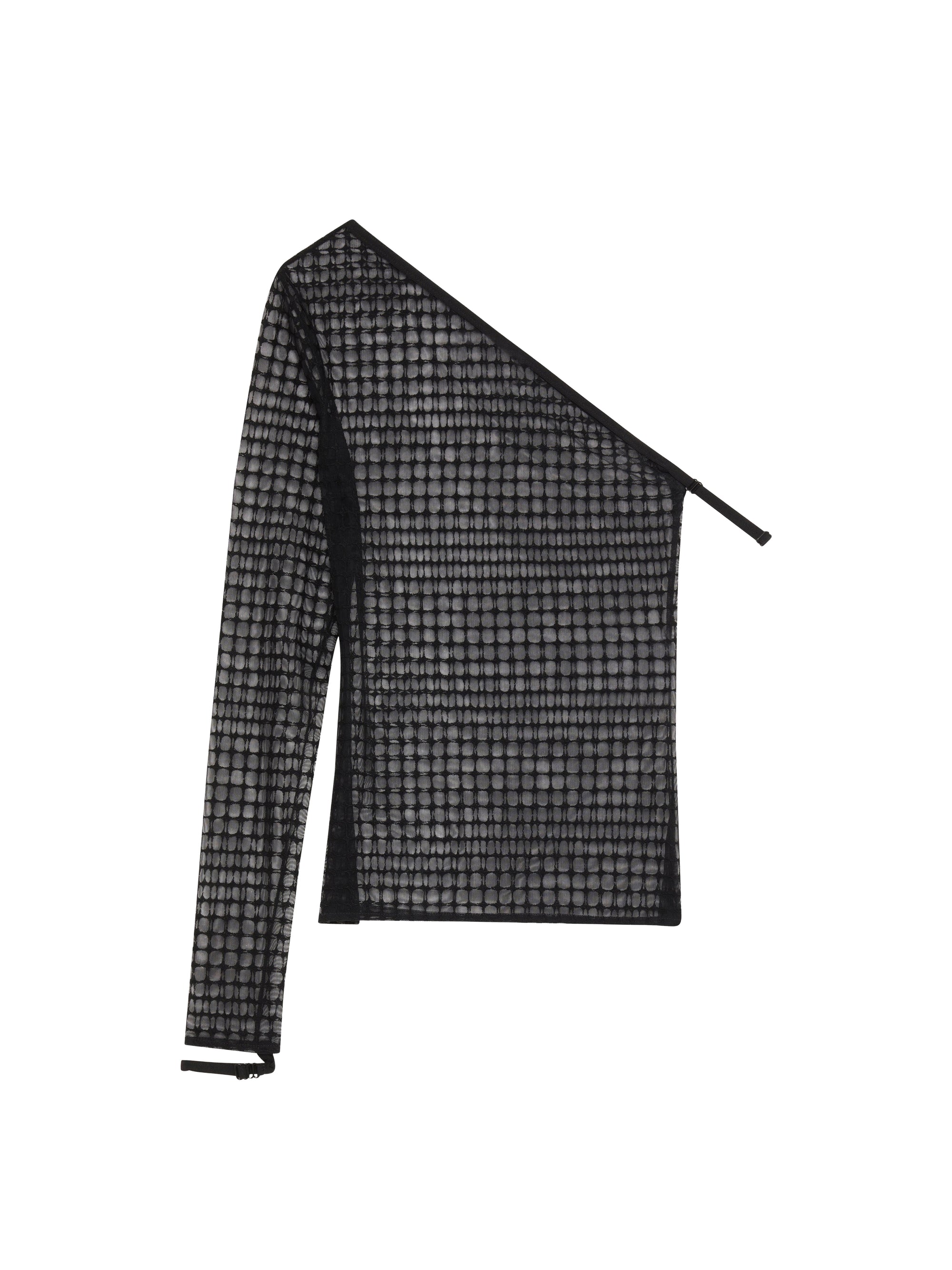 One sleeve diamonds - Black
