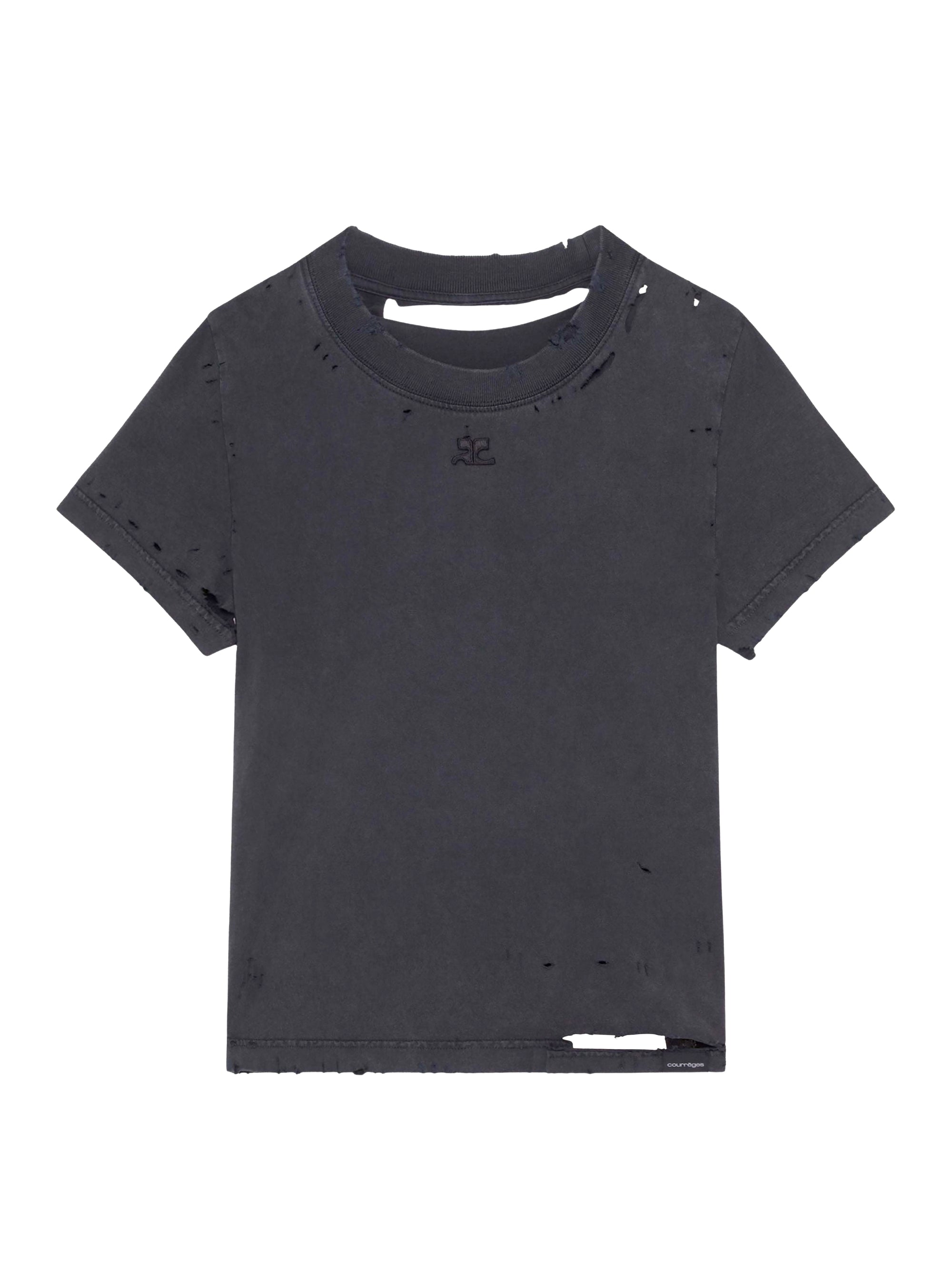 Destroyed T-Shirt - Stonewashed Grey