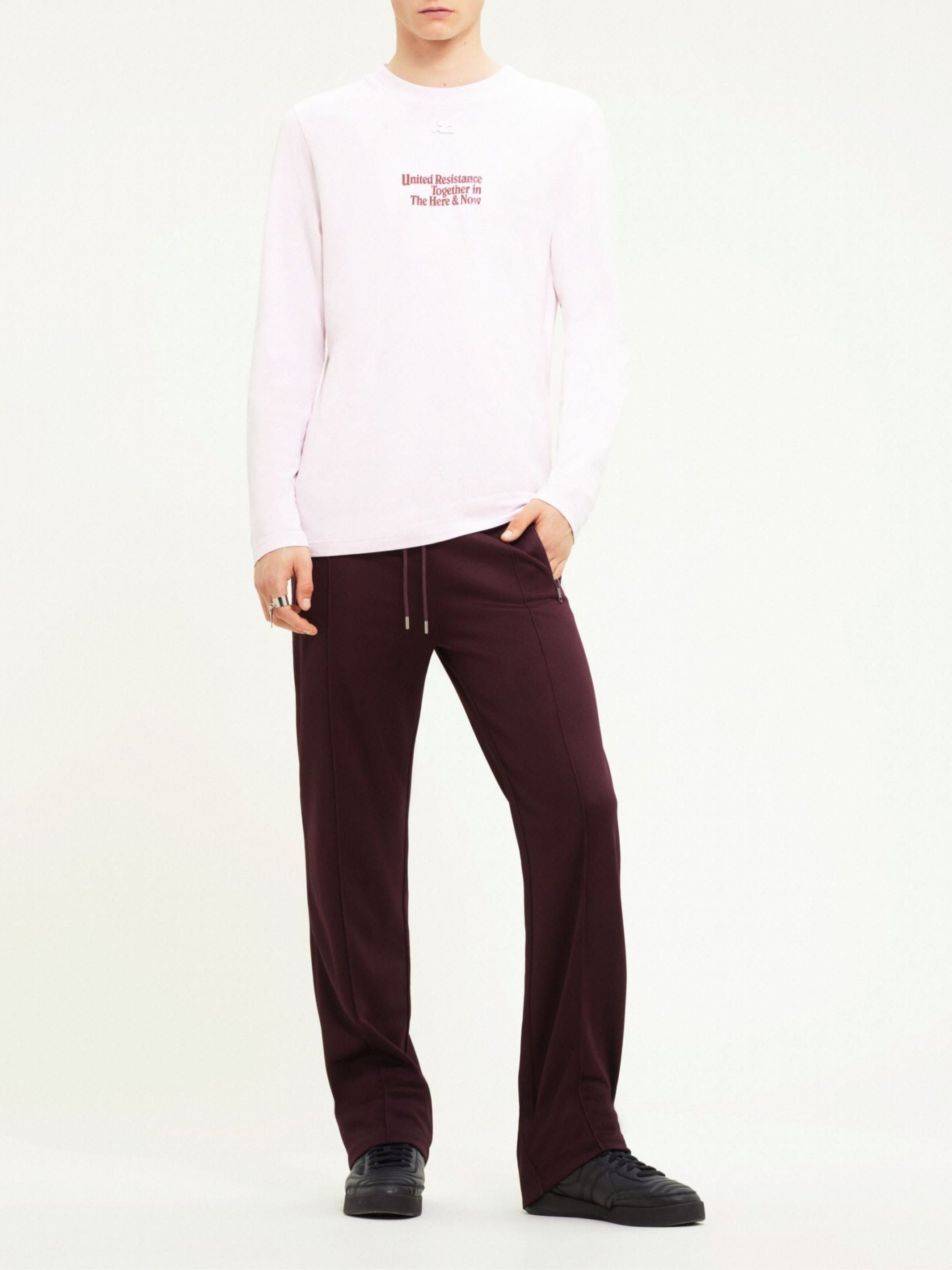 AC logo print T-shirt - Pink