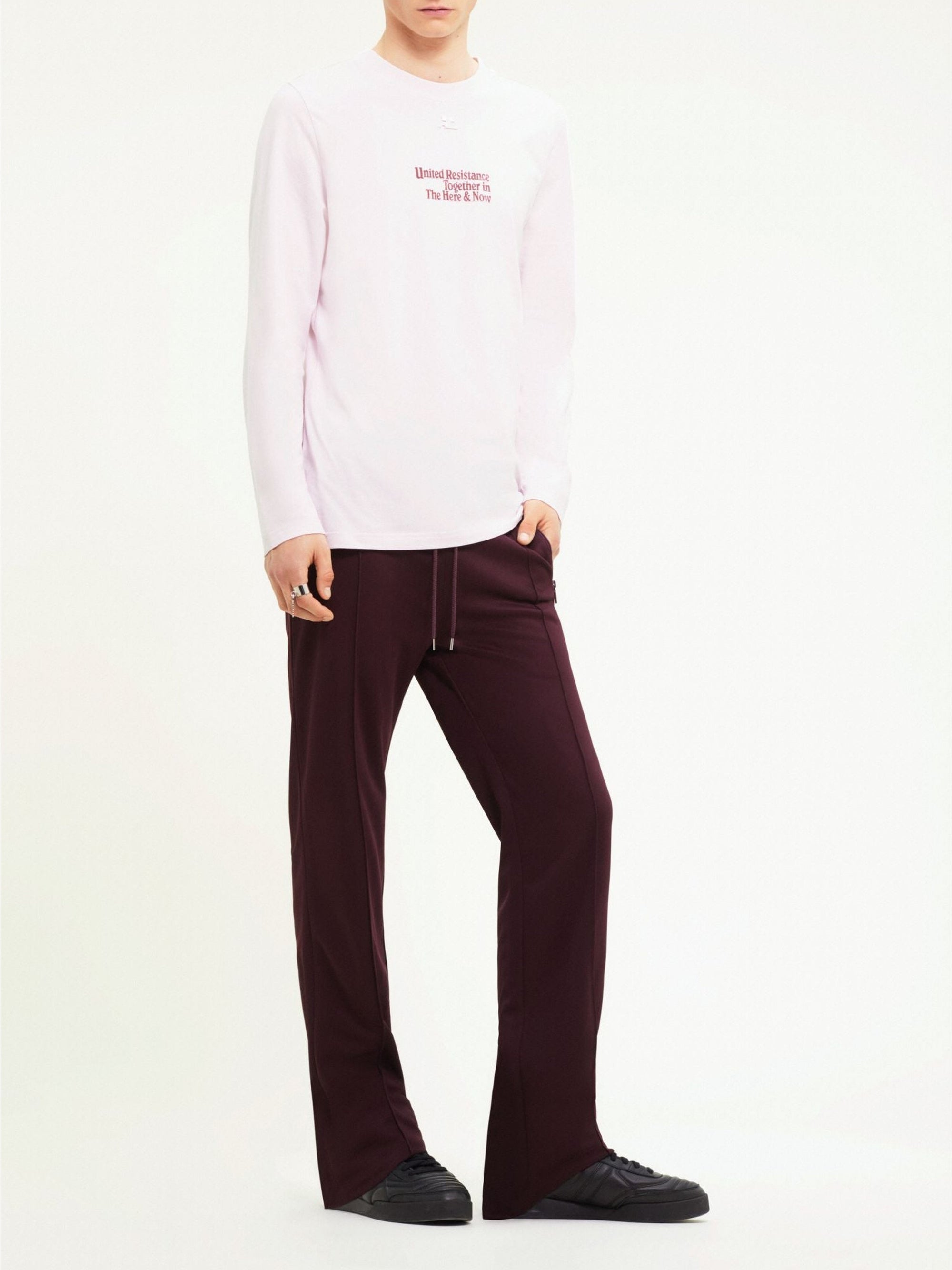 AC logo print T-shirt - Pink