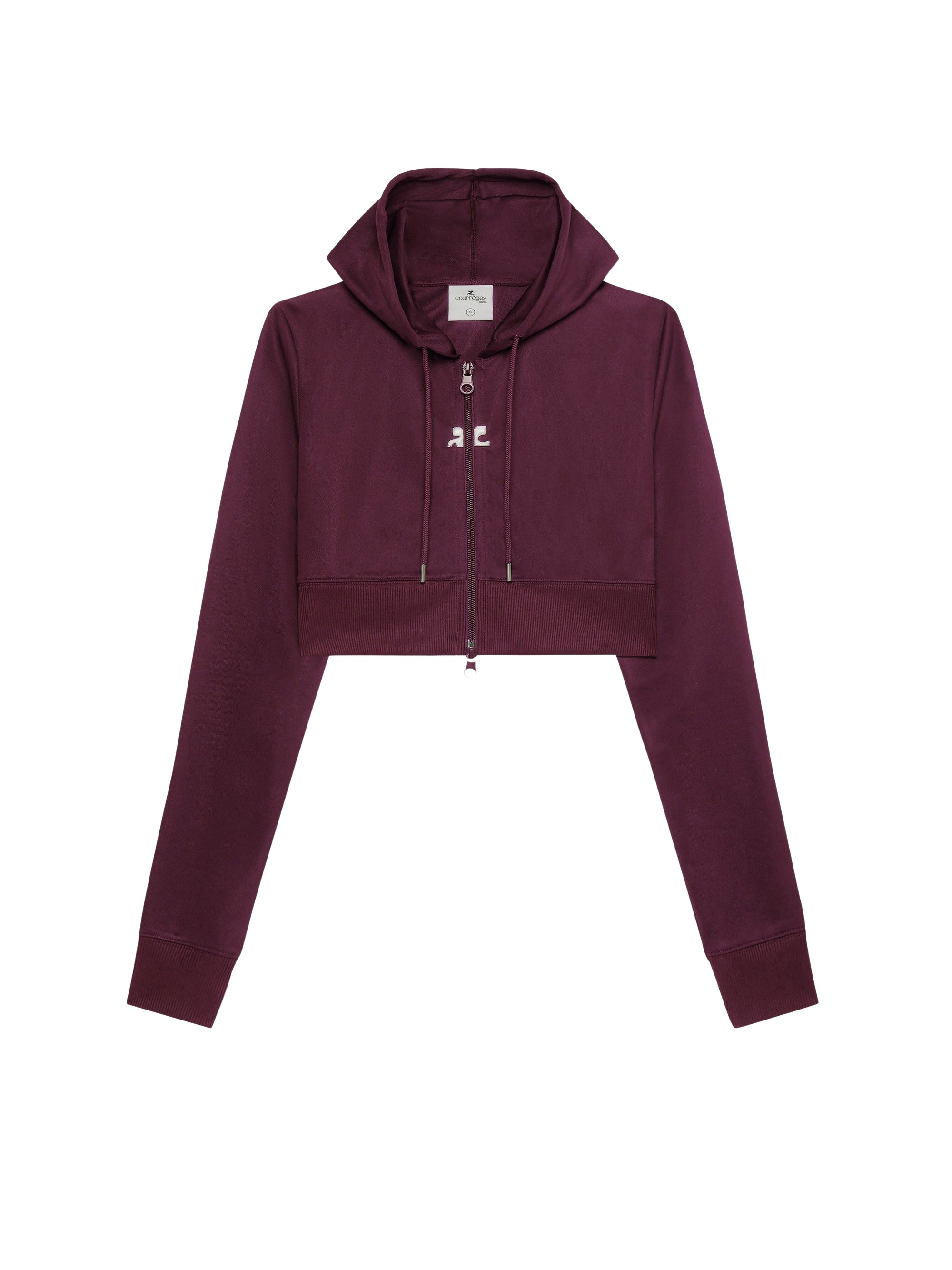Cropped interlock Sweatshirt - Burgundy