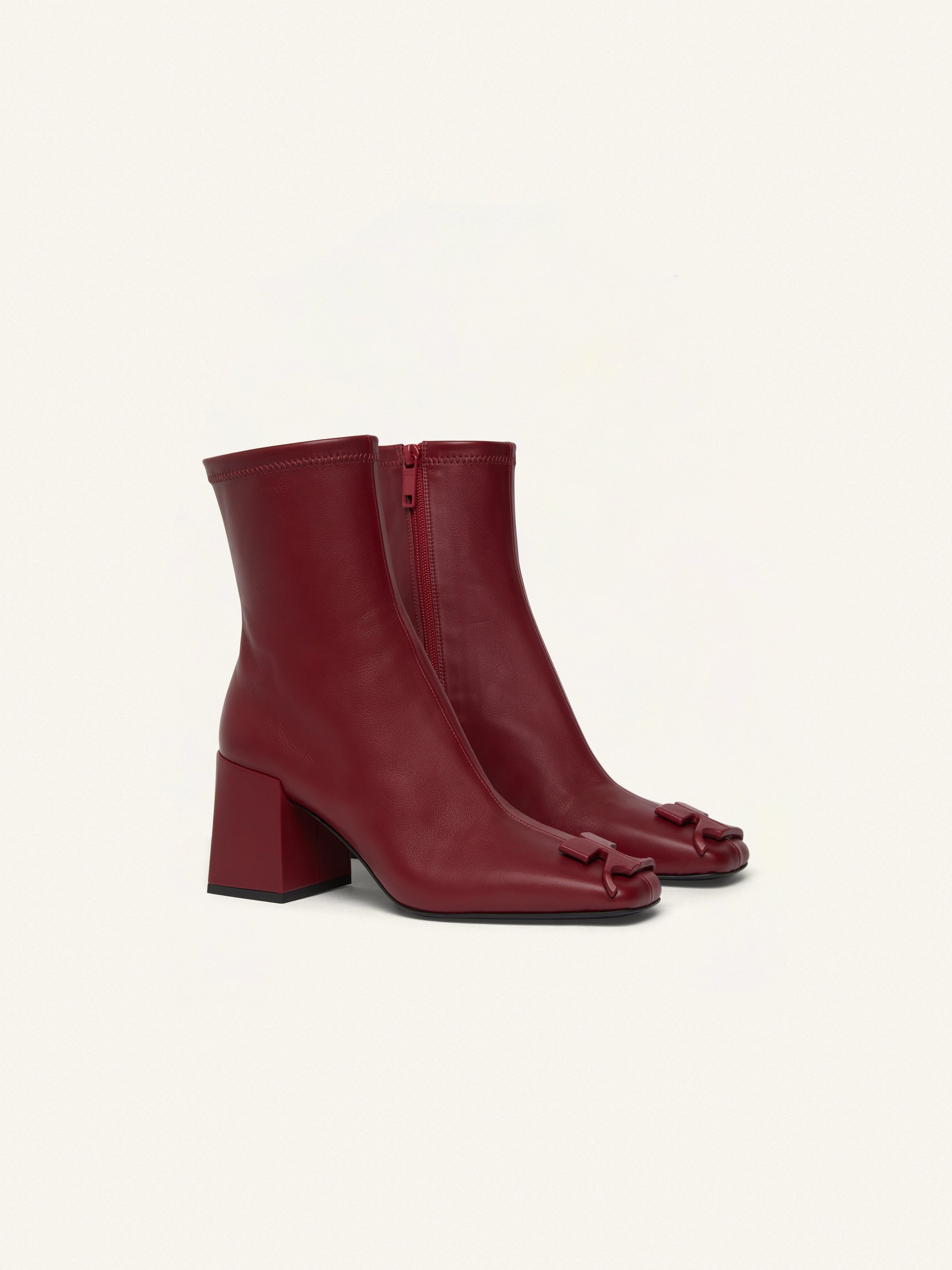 Heritage leather ankle Boots - Burgundy