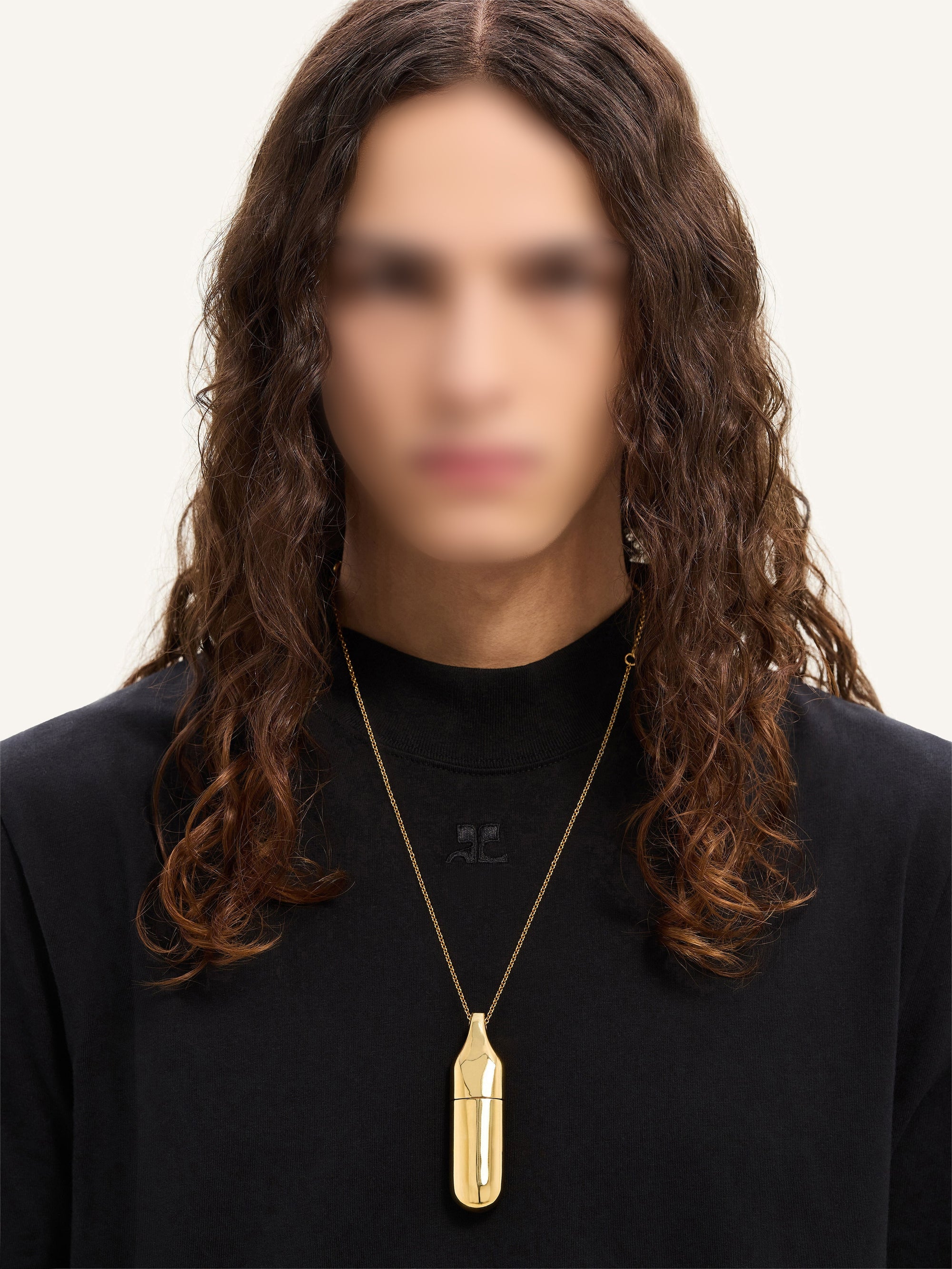 Flask Necklace - Light Gold
