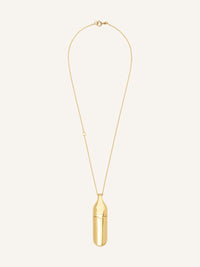 Flask Necklace - Light Gold