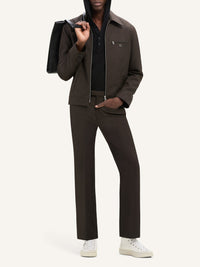 Signature retro twill Jacket - Mud Brown