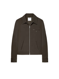 Signature retro twill Jacket - Mud Brown