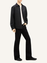 One pocket twill Shirt - Black
