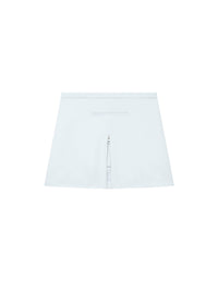 Tailored zipped twill mini Skirt - Iceberg