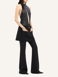 Heritage stretch wool Pant - Black