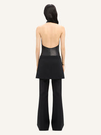 Heritage stretch wool Pant - Black