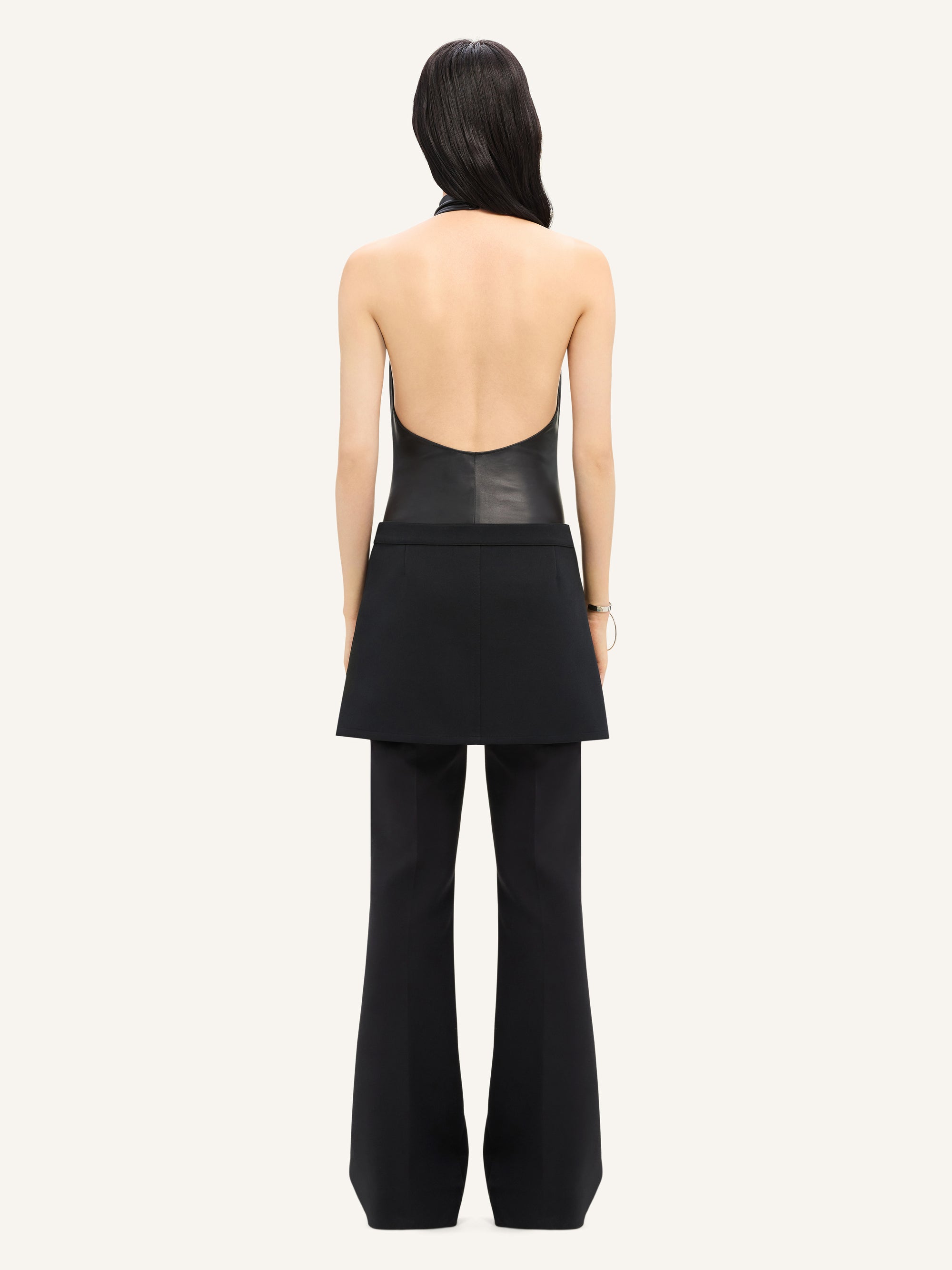 Heritage stretch wool Pant - Black