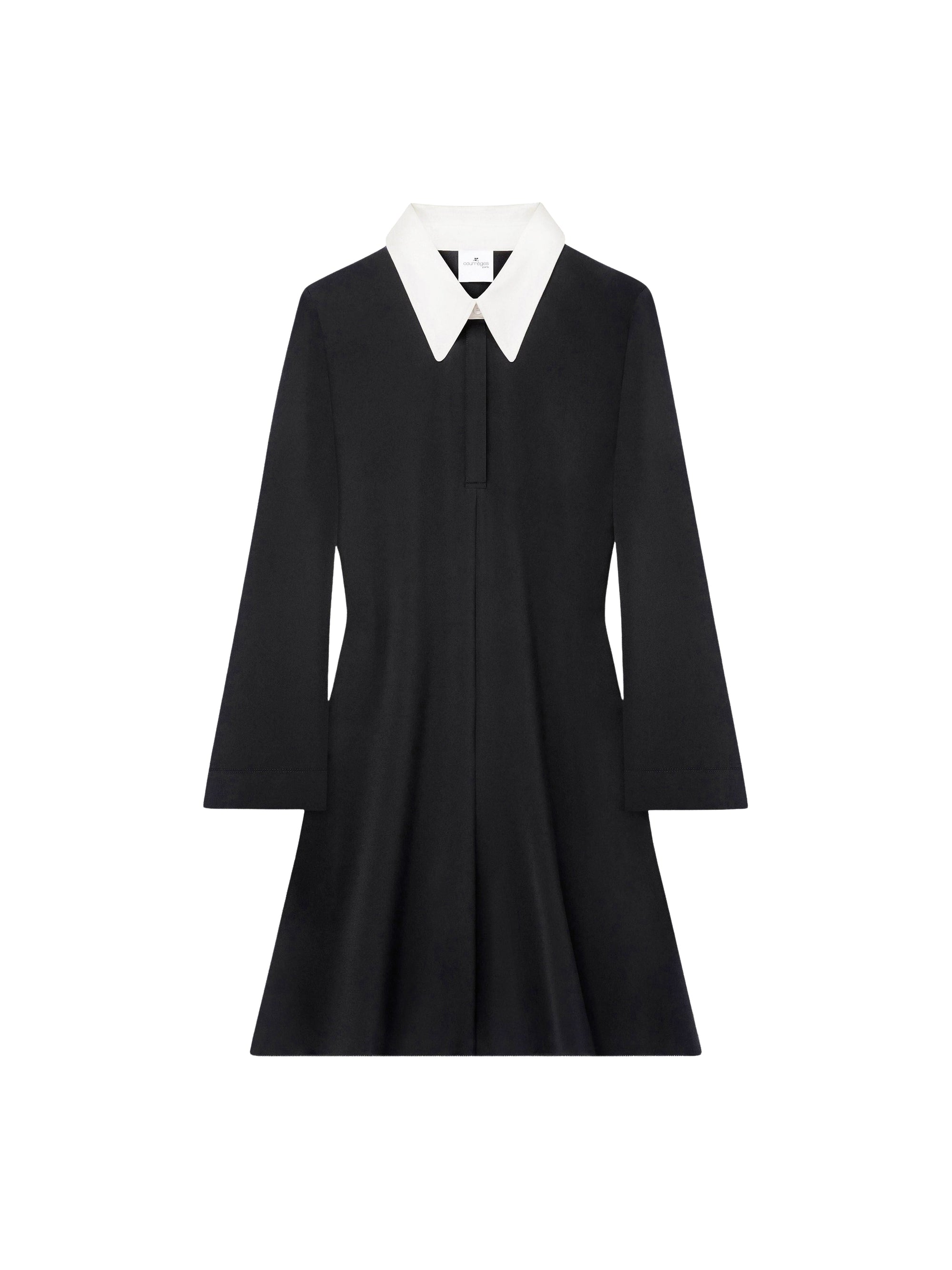 Polo tailoring mini Dress - Black