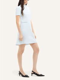 Twill a-line Dress - Iceberg
