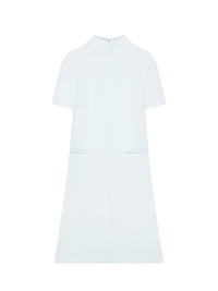 Twill a-line Dress - Iceberg