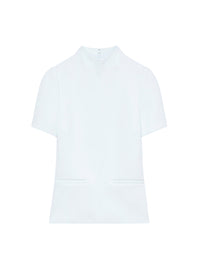 High collar twill Top - Iceberg