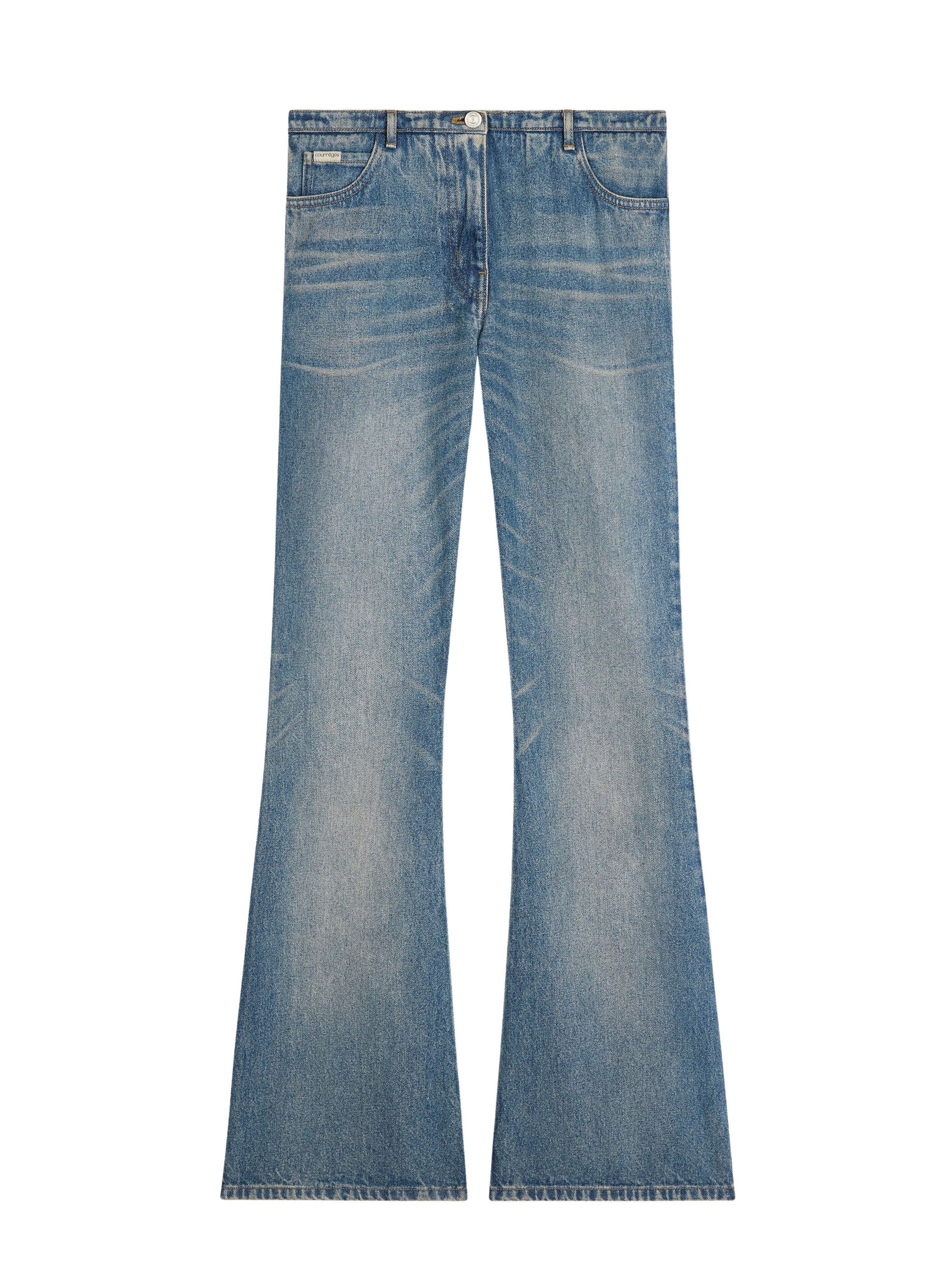 70's denim bootcut Pant - Vintage Medium Blue
