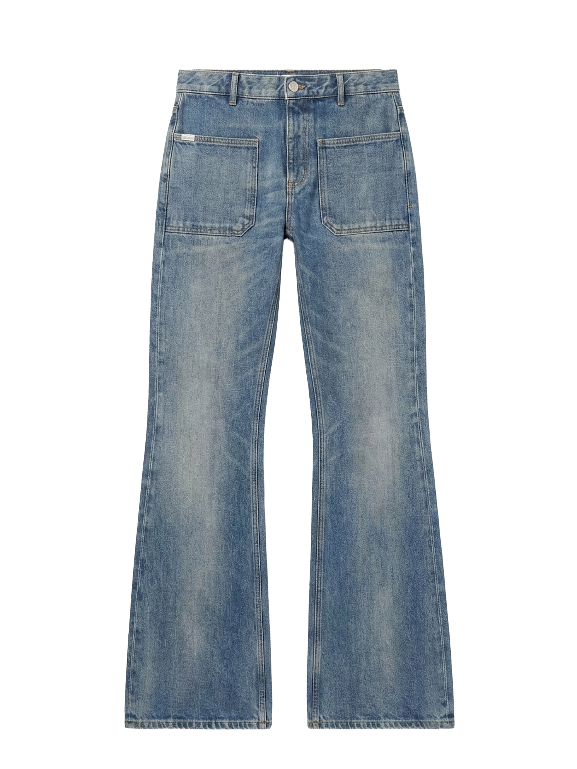 2-pocket denim bootcut Pant - Vintage Medium Blue