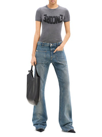 2-pocket denim bootcut Pant - Vintage Medium Blue