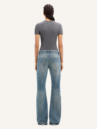 2-pocket denim bootcut Pant - Vintage Medium Blue
