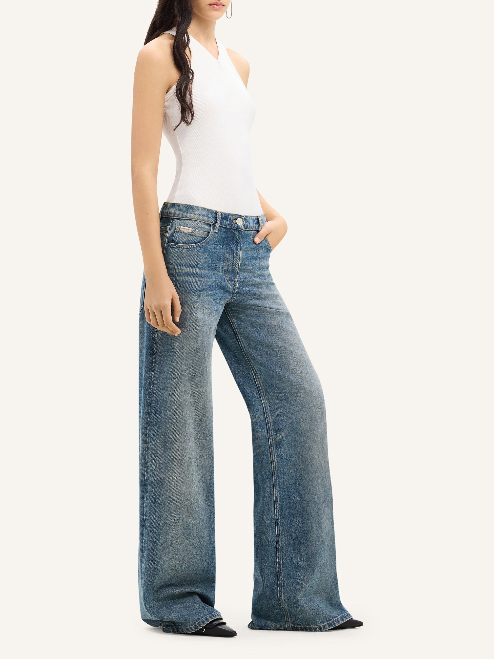 Hammer denim baggy Pant - Vintage Medium Blue