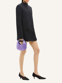 Mini holy leather Bag - Pure Purple