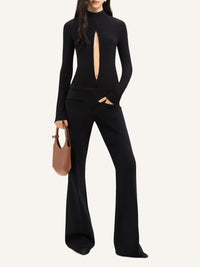 Drop volcano jersey Bodysuit - Black