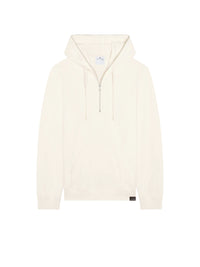 Zipped fleece Hoodie - Natural